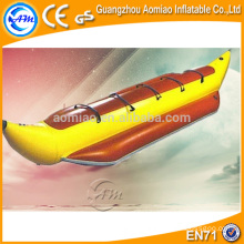 Asientos inflables del barco de 5 personas, barco de plátano del vuelo del PVC de 0.9mm